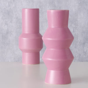 Vase Sybil Plane I Pink