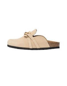 Pantoletten Fenia Nubuck I Beige