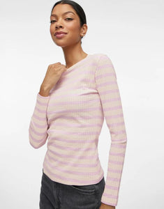 Longsleeve Shirt Amelie I Orchid/Birch