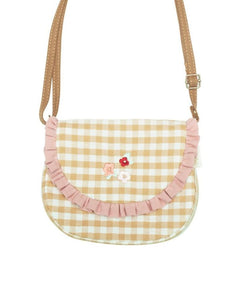 Tasche I Gingham Embroidered Ruffle