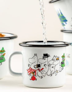 Becher Emaille 2,5dl  I Moomin - Moominvalley