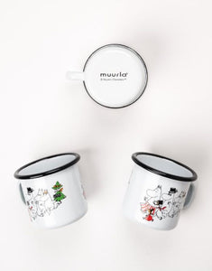 Becher Emaille 2,5dl  I Moomin - Moominvalley