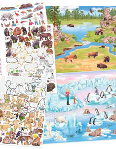 Stickerbuch I Create your Zoo