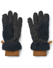 Laden Sie das Bild in den Galerie-Viewer, Handschuhe Demi Pile I Classic Navy/Golden Caramel
