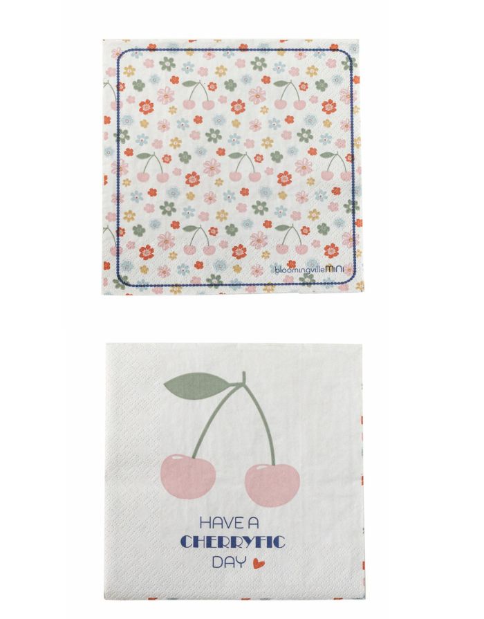 Serviette I Cherry/Rose