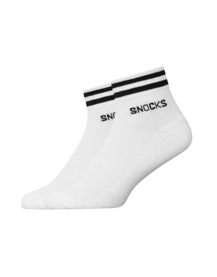 Sneaker Socken Retro 2er-Set I White