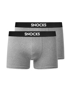 Boxershorts Logo 2er-Set I Grey