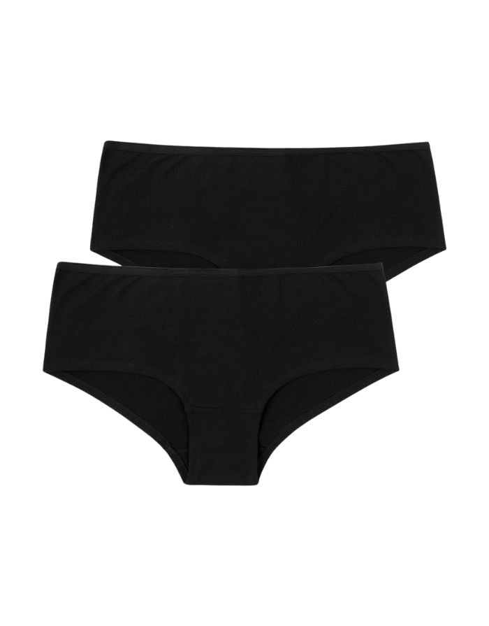 Hipster Panties 2er-Set I Black