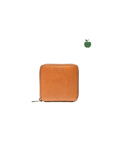 Sonny Square Wallet - Cognac Apple Leather